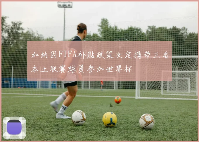 加纳因FIFA补贴政策决定携带三名本土联赛球员参加世界杯